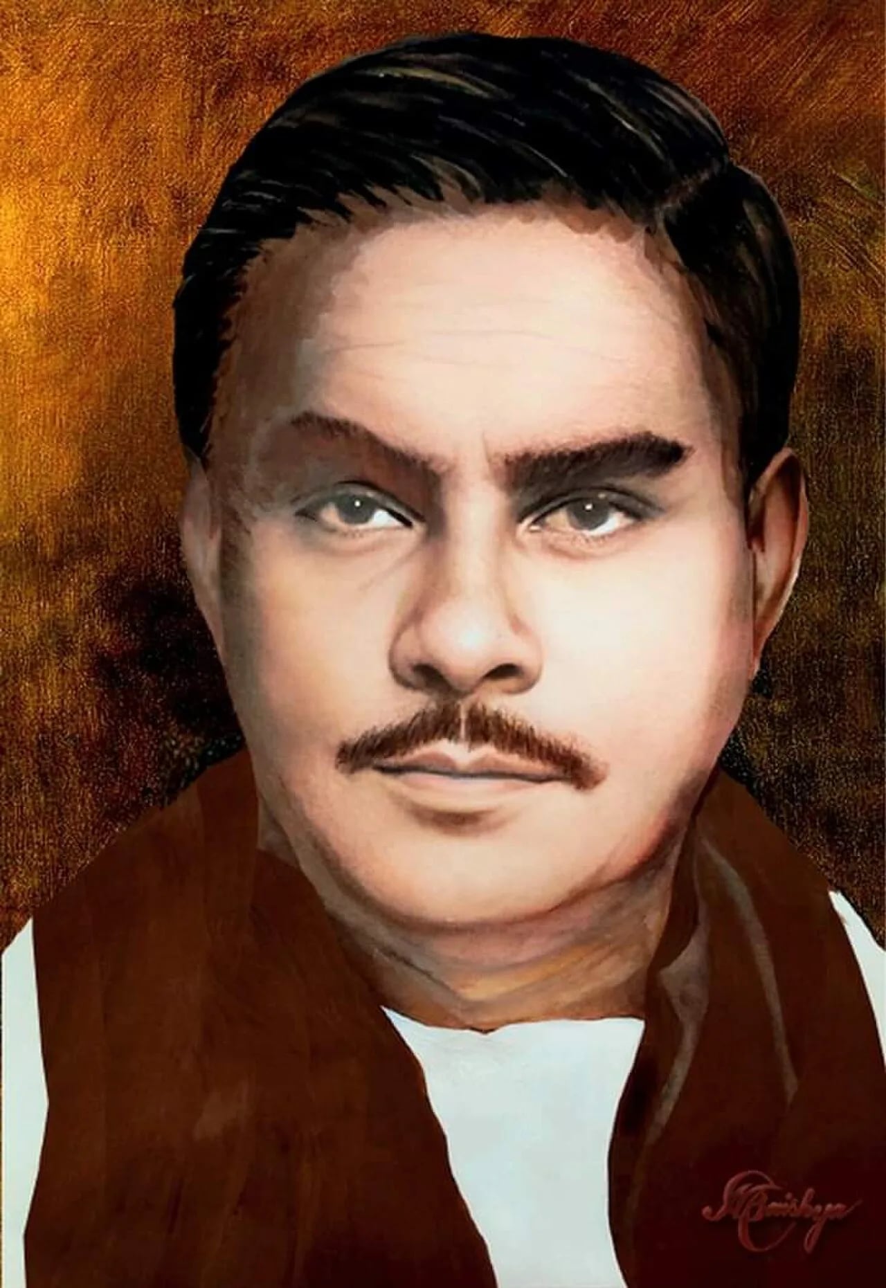 Porträt von Benudhar Sharma (1894–1981) – Gedenkseite