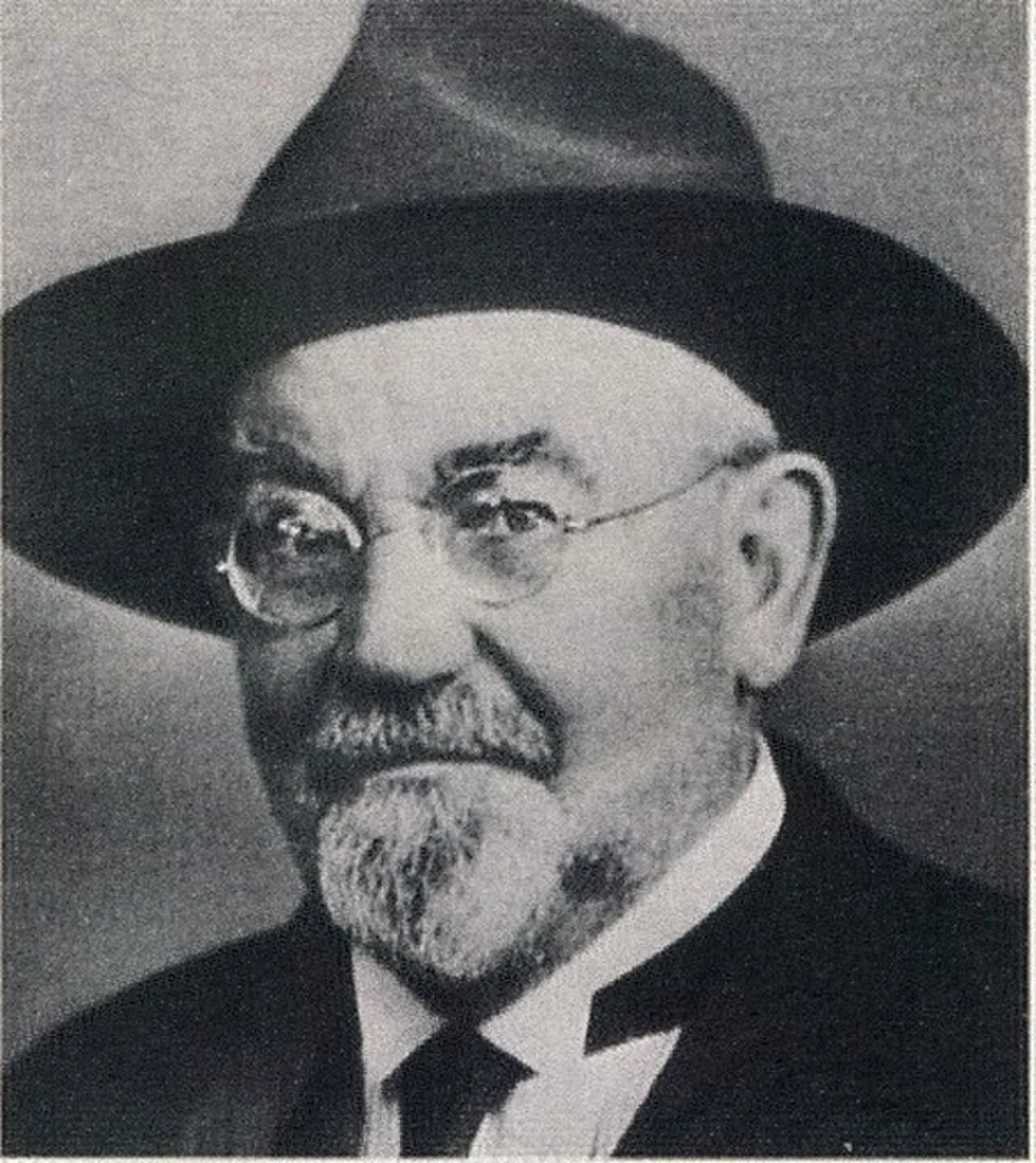 Porträt von Berndt August Hjorth (1862–1937) – Gedenkseite