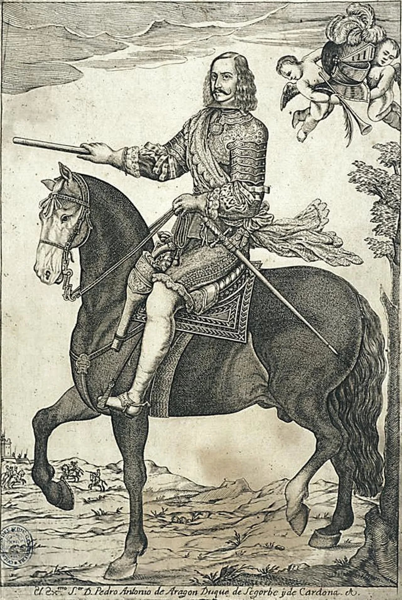 Porträt von Pedro Antonio de Aragón (1611–1690) – Gedenkseite