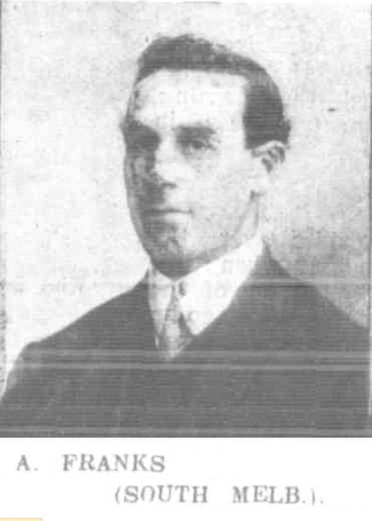 Porträt von Bert Franks (1880–1951) – Gedenkseite