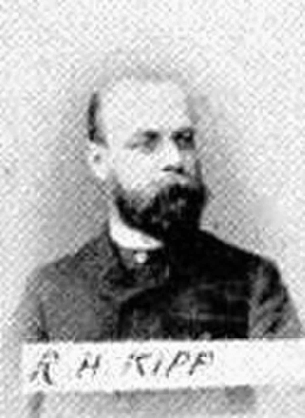 Porträt von Albert Hamilton Kipp (1850–1906) – Gedenkseite