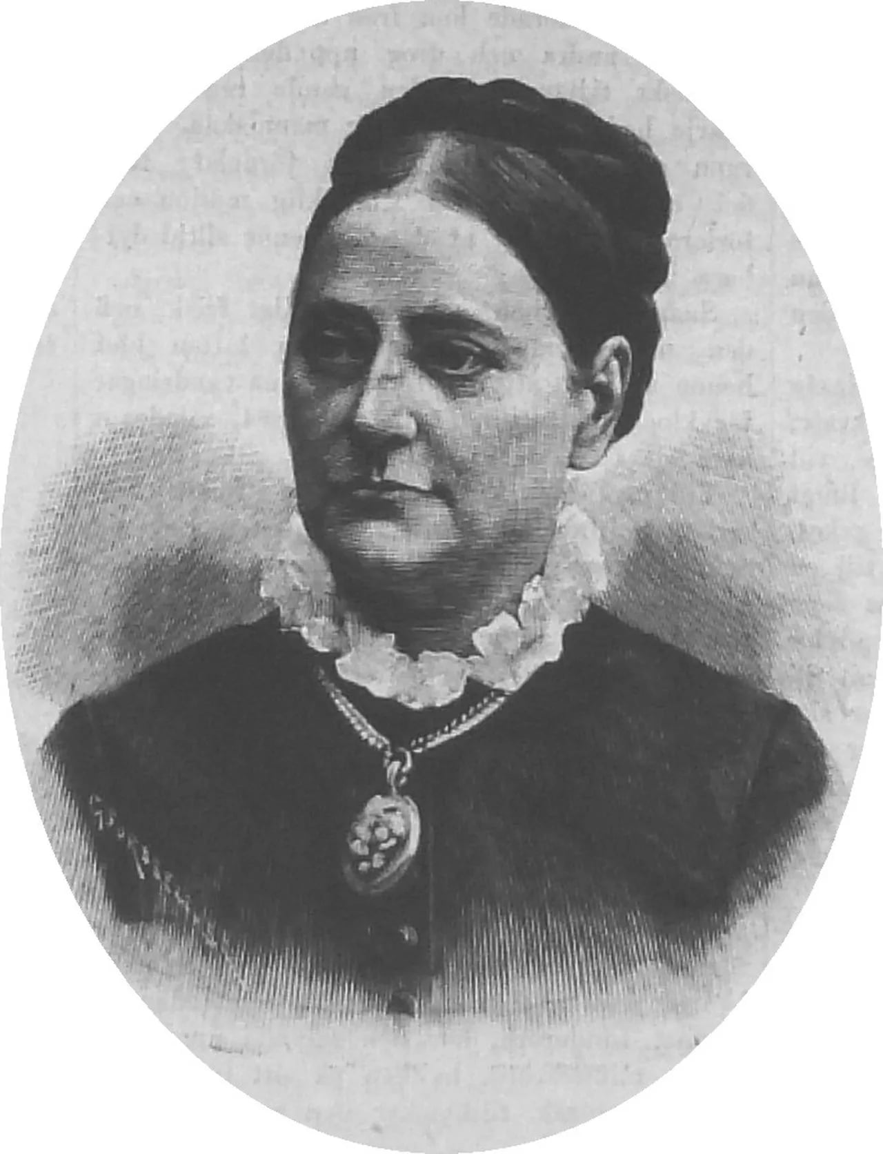 Portrait of Betty Linderoth (1822–1900) – memorial page