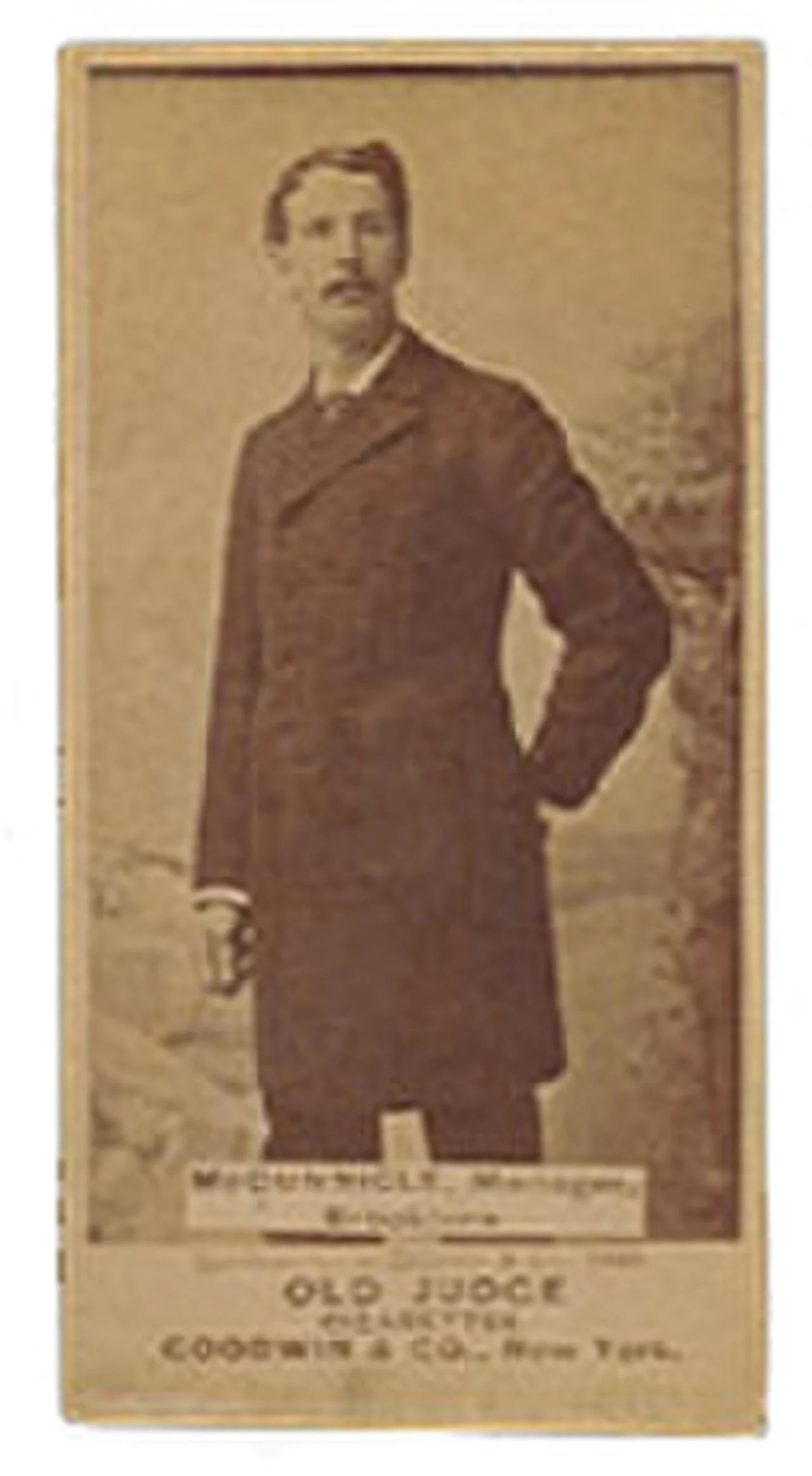 Portrait of Bill McGunnigle (1855–1899) – memorial page