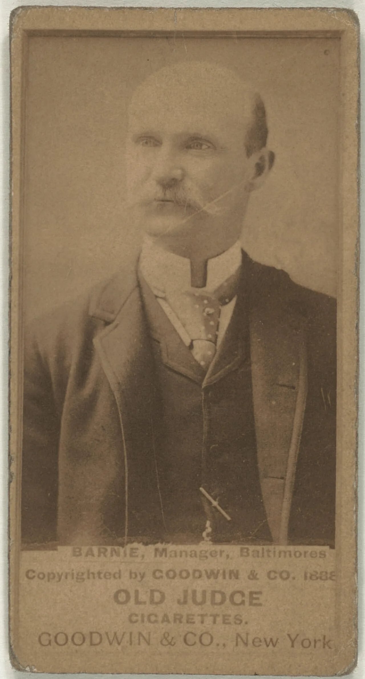 Portrait of Billy Barnie (1853–1900) – memorial page