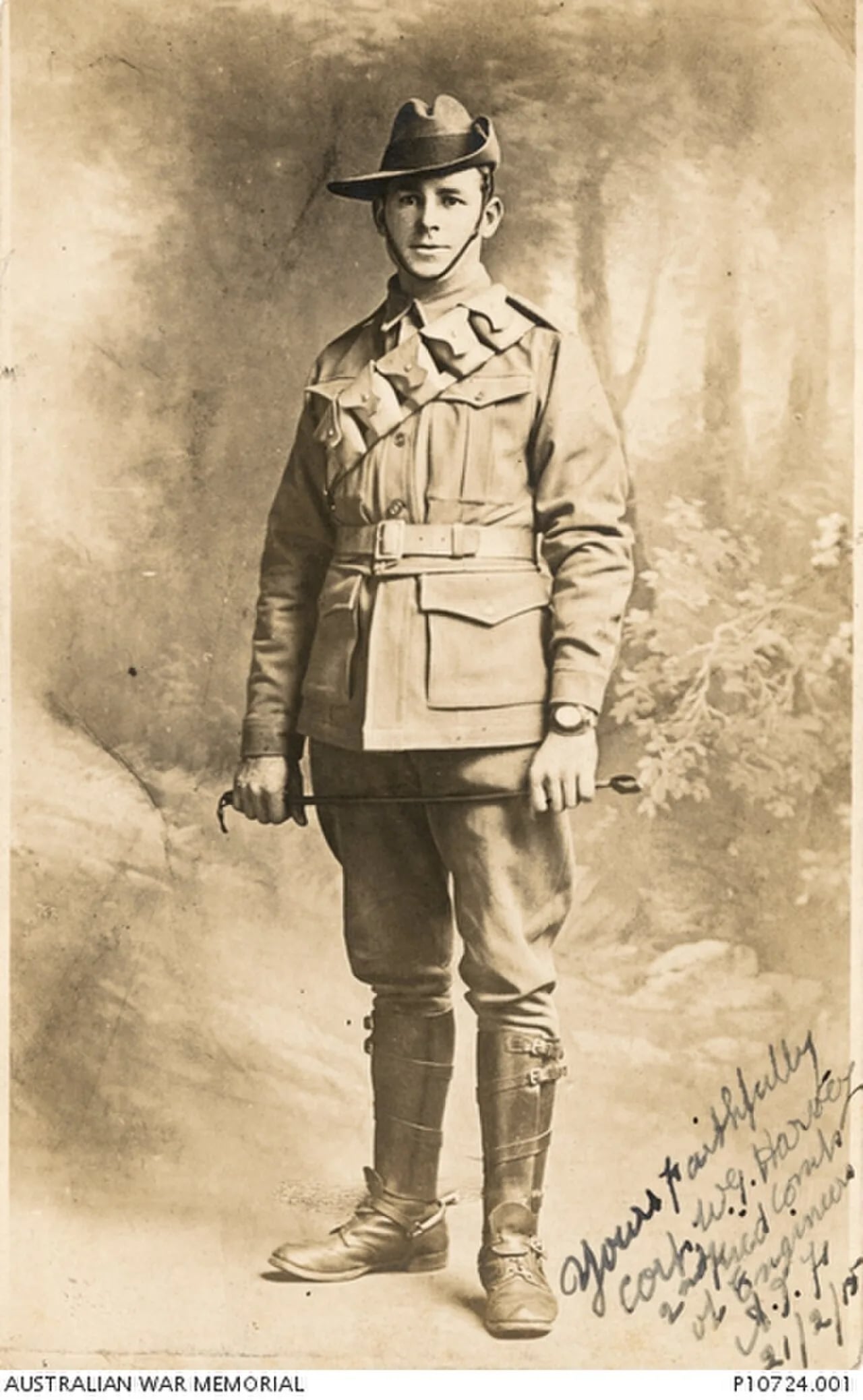 Porträt von Billy Harvey (1892–1917) – Gedenkseite
