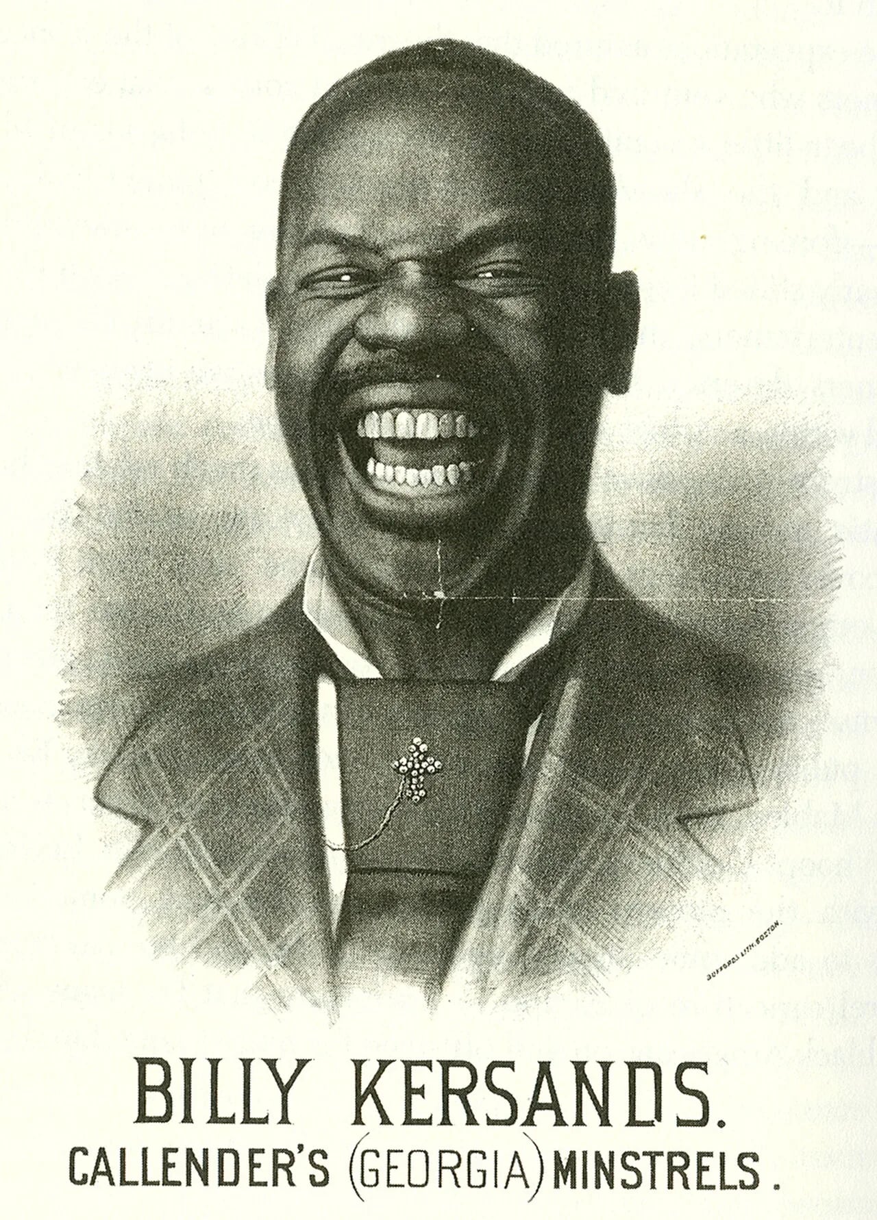 Portrait of Billy Kersands (1842–1915) – memorial page