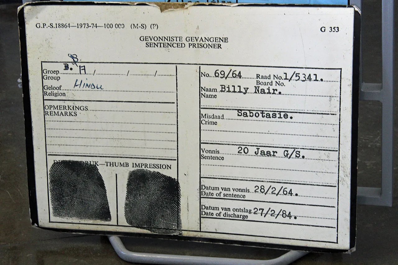 Porträt von Billy Nair (1929–2008) – Gedenkseite