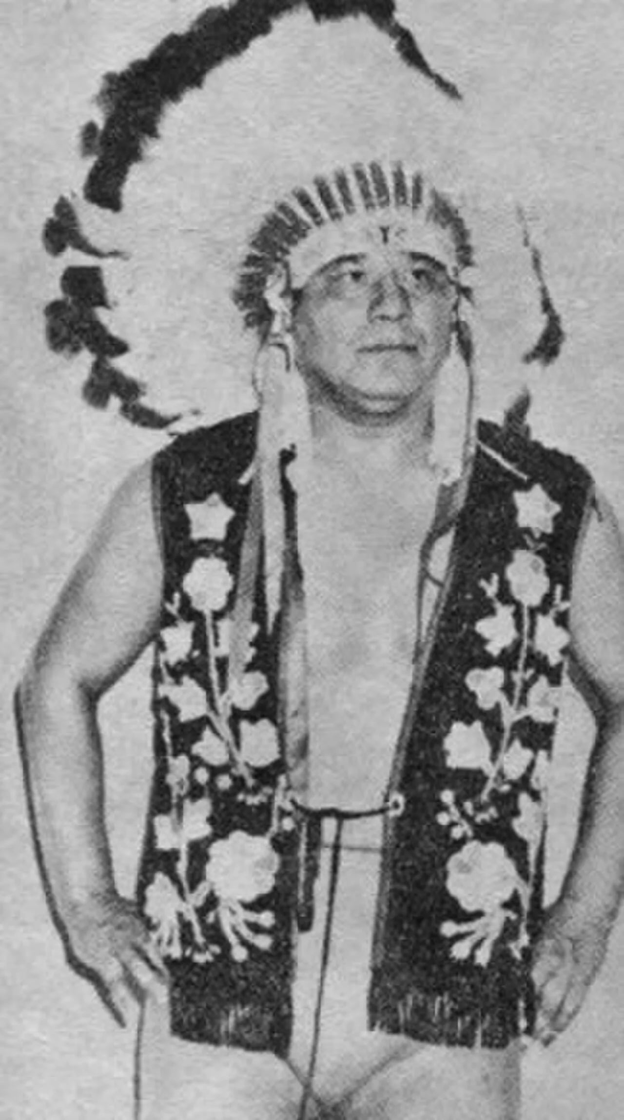 Portrait of Billy Two Rivers (1935–2023) – memorial page