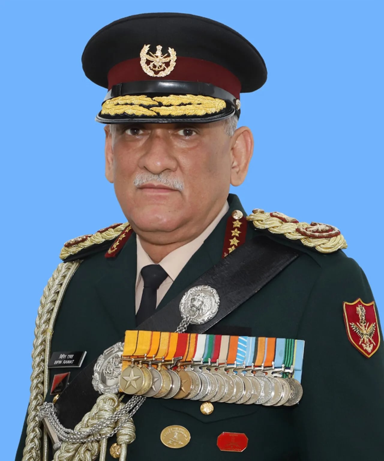 Porträt von Bipin Rawat (1958–2021) – Gedenkseite