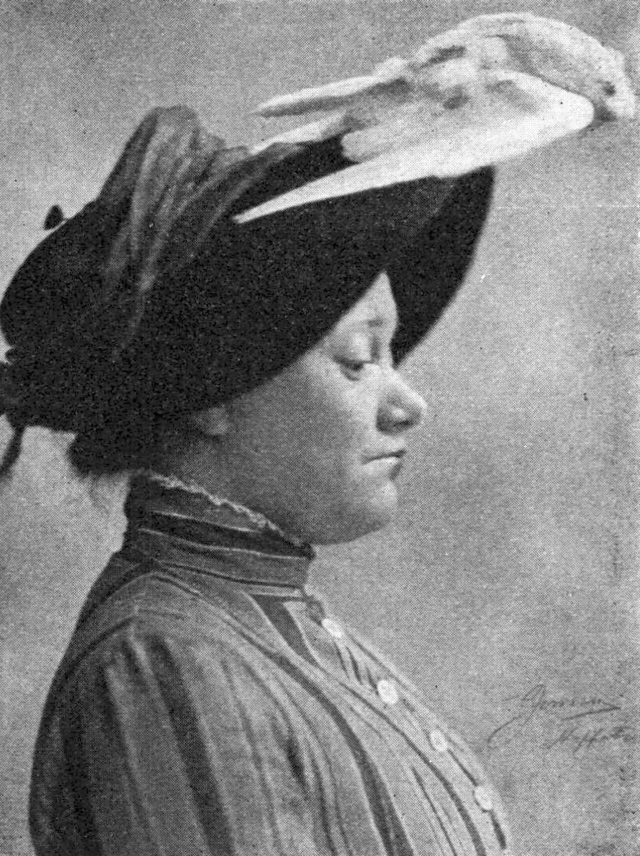 Porträt von Zara Backman (1875–1949) – Gedenkseite