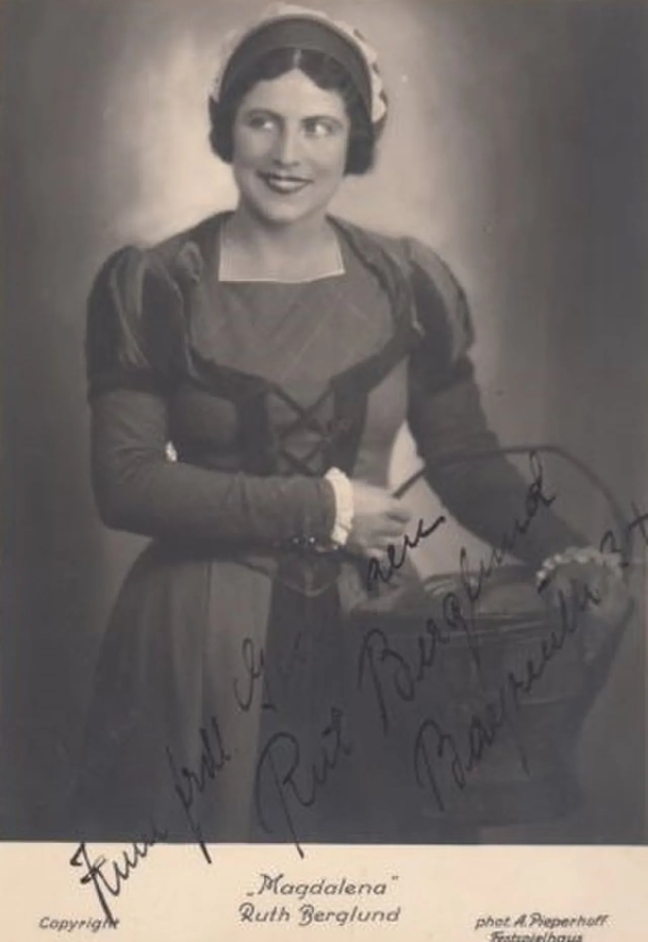 Porträt von Ruth Berglund (1897–1984) – Gedenkseite