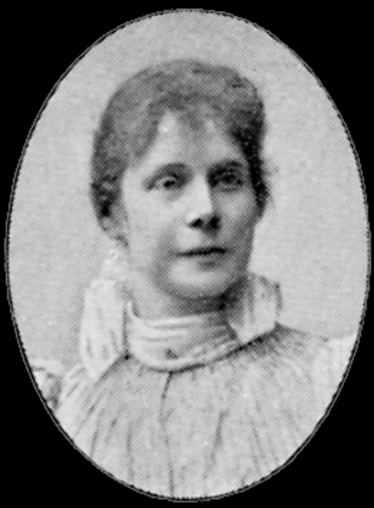 Portrait of Mina Carlson-Bredberg (1857–1943) – memorial page