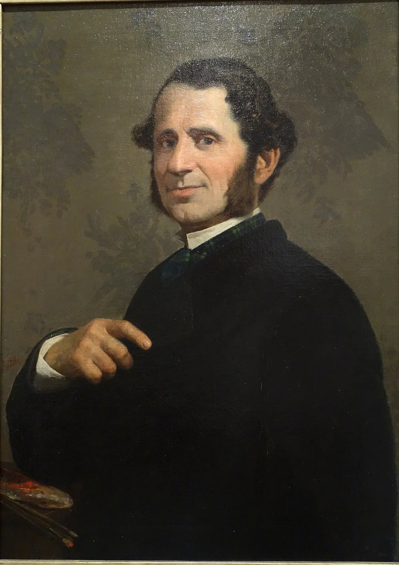 Porträt von Francesco Gandolfi (1824–1873) – Gedenkseite