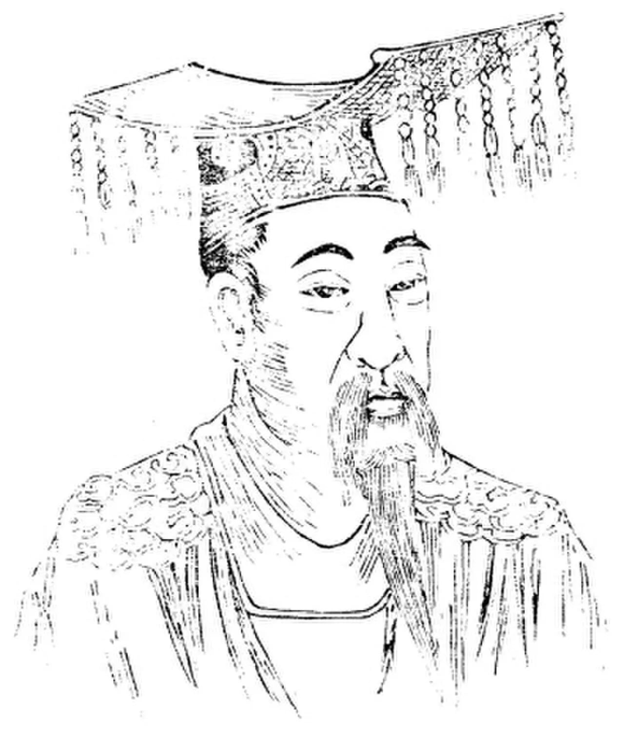 Portrait of Munmu der Große (626–681) – memorial page