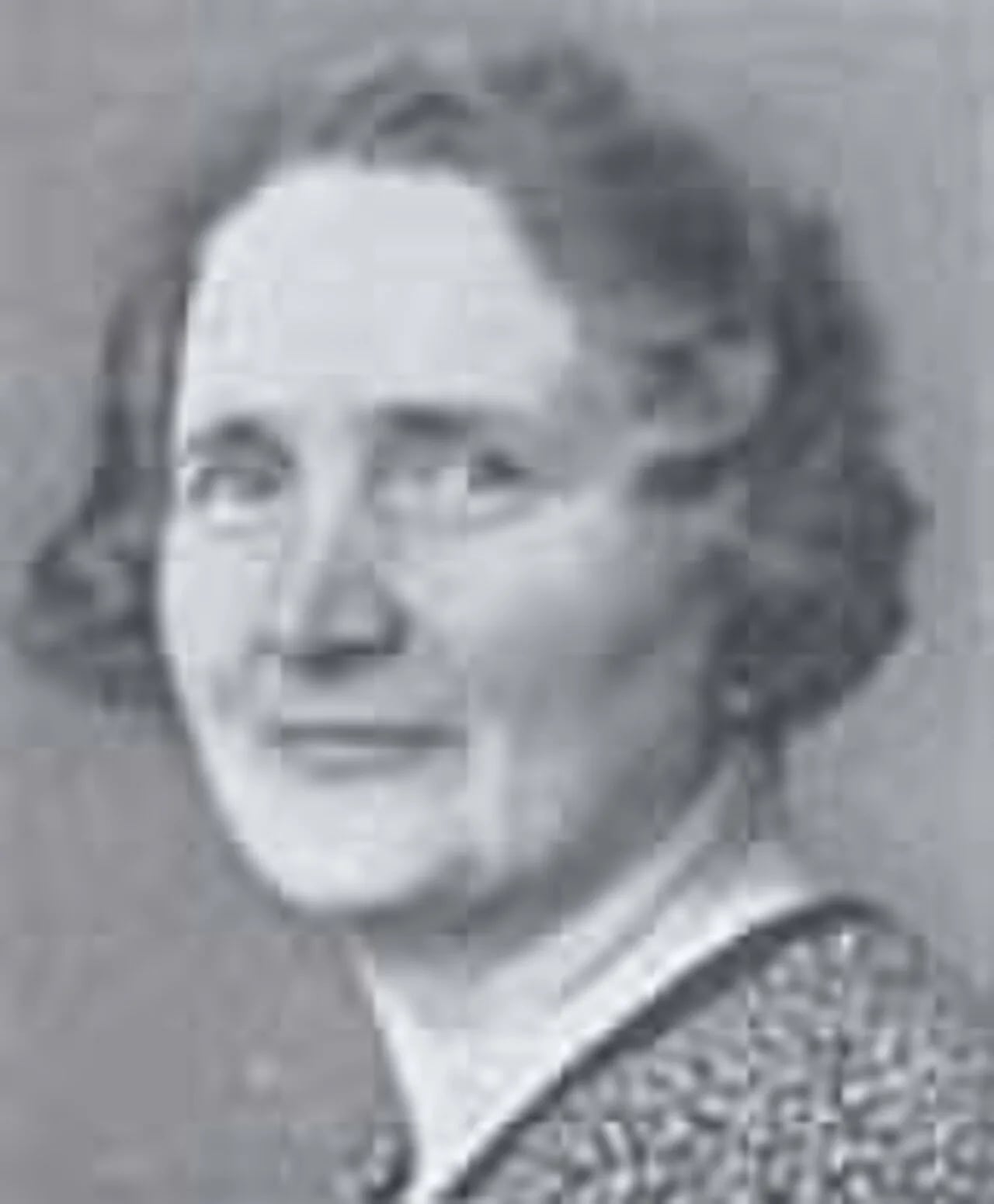 Porträt von Hulda Flood (1886–1968) – Gedenkseite