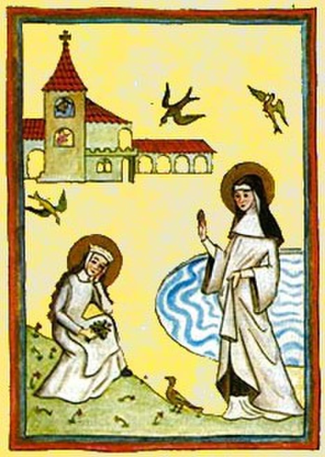 Porträt von Gertrud von Hackeborn (1232–1292) – Gedenkseite