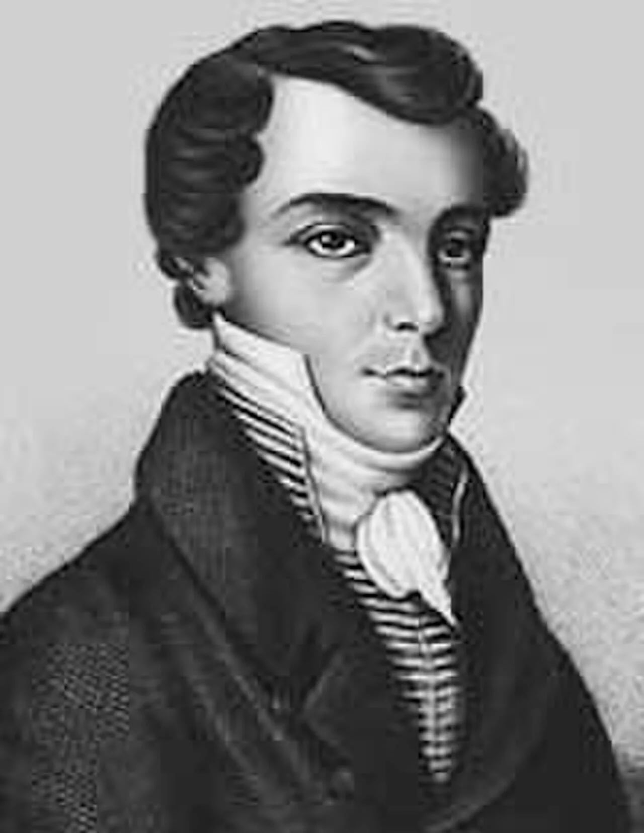 Porträt von Kondrati Fjodorowitsch Rylejew (1795–1826) – Gedenkseite