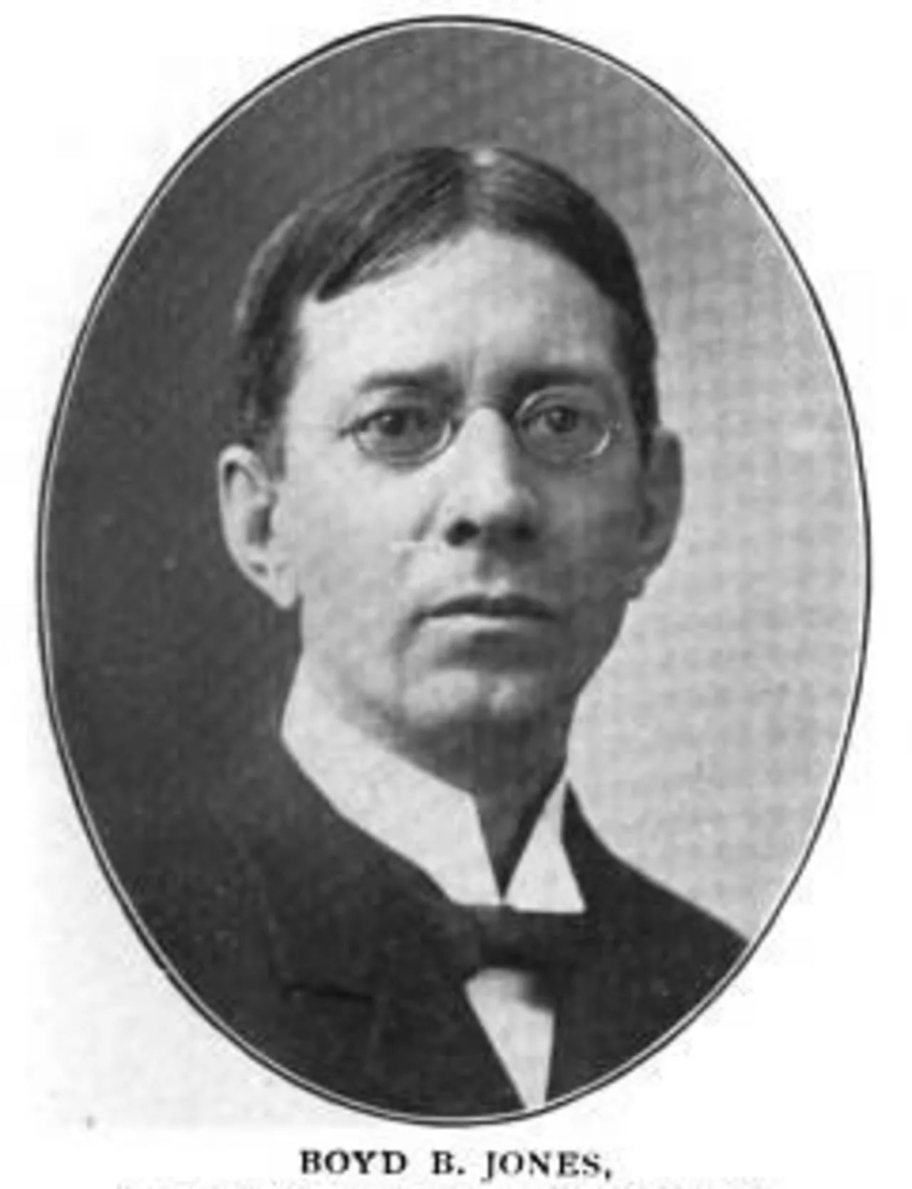 Portrait of Boyd B. Jones (1856–1930) – memorial page
