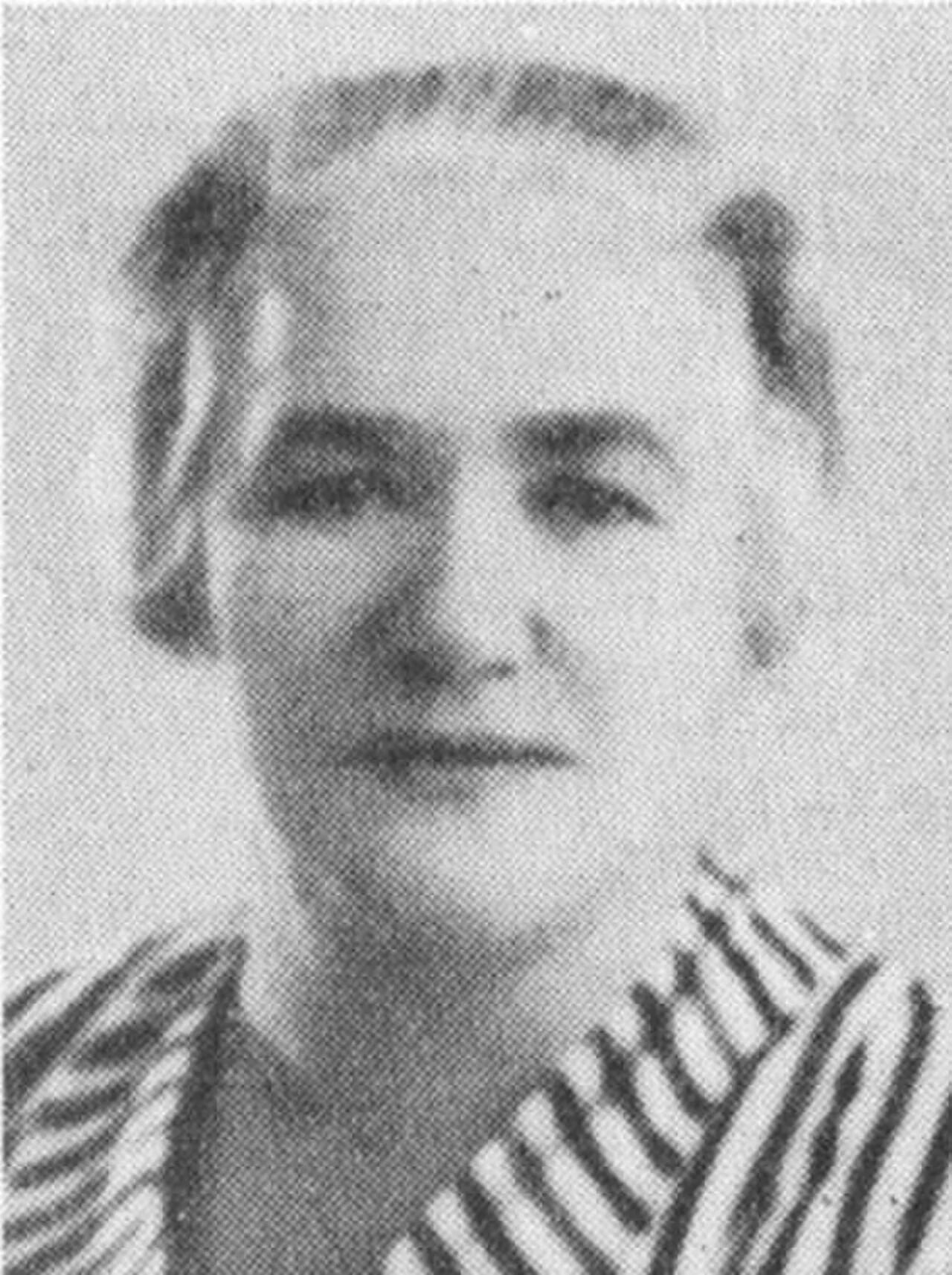 Portrait of Hilma Hofstedt (1882–1937) – memorial page