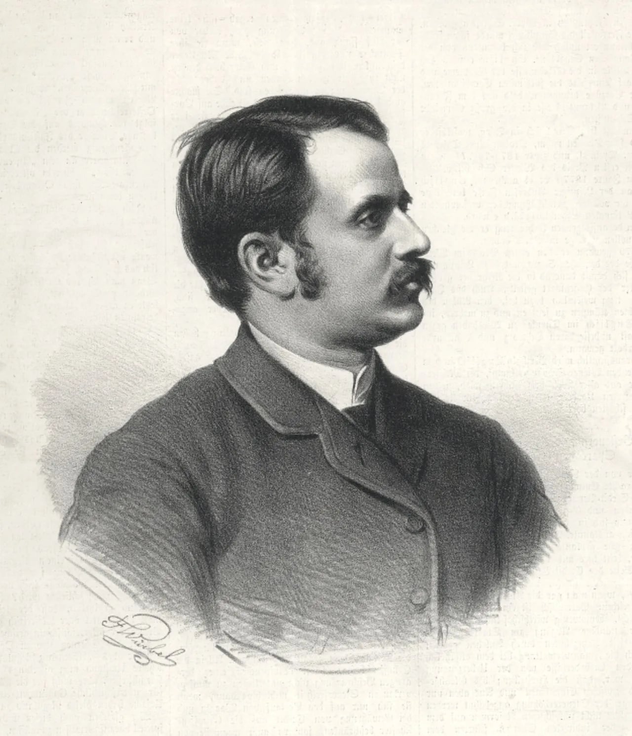 Portrait of Berthold Englisch (1851–1897) – memorial page