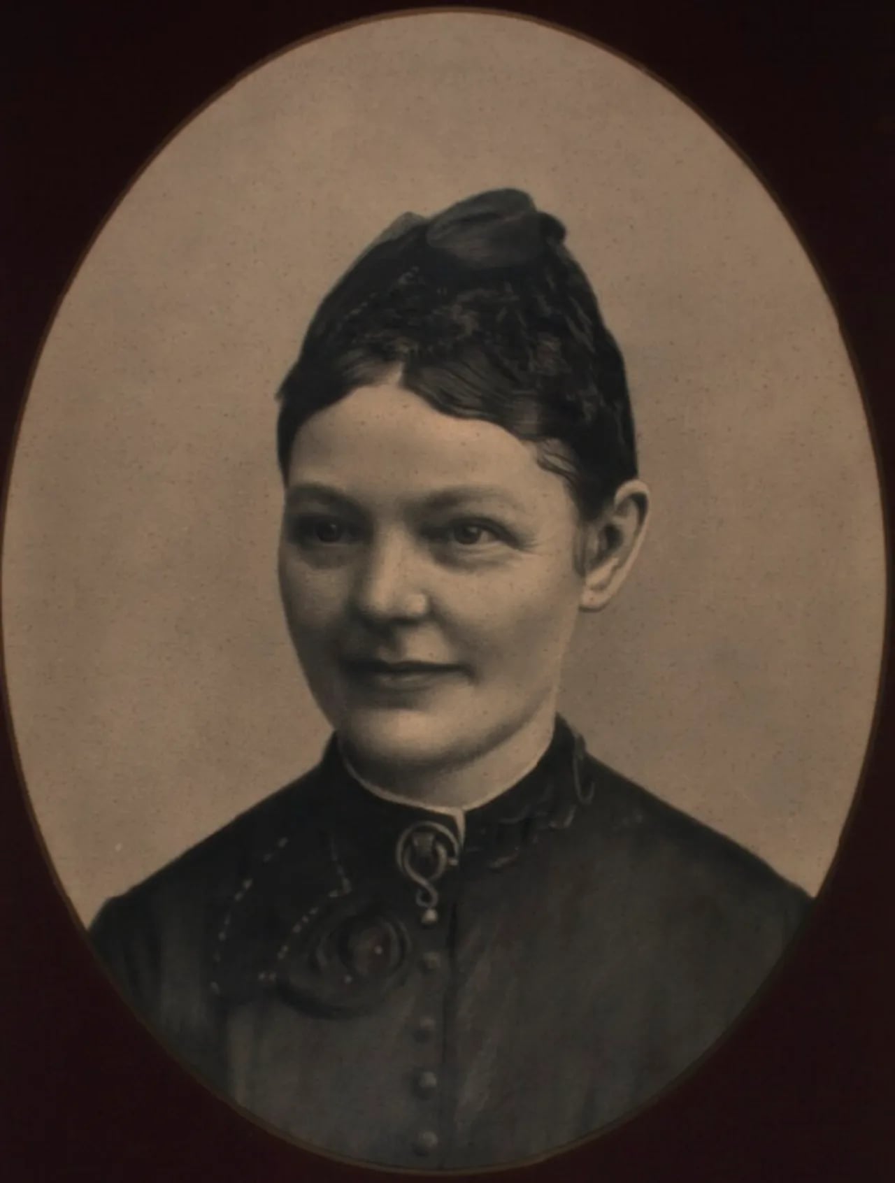 Porträt von Teckla Juel (1834–1904) – Gedenkseite