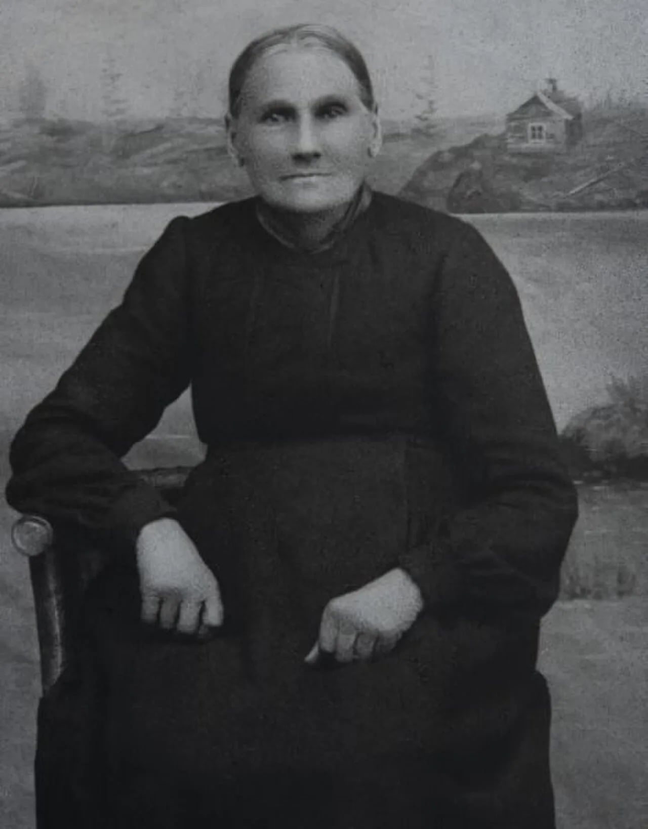 Porträt von Brita-Kajsa Karlsdotter (1816–1915) – Gedenkseite