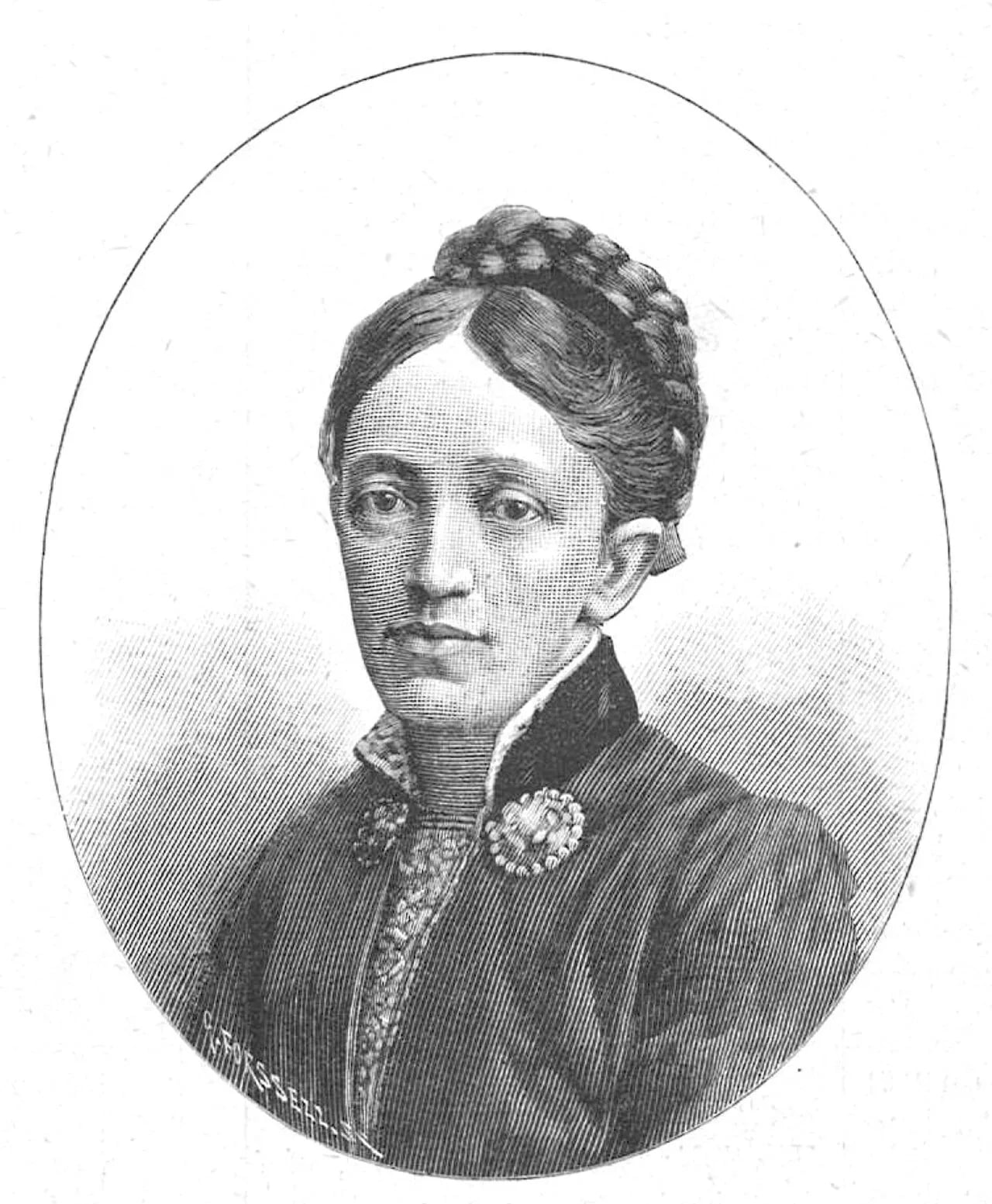Porträt von Thora Kulle (1849–1939) – Gedenkseite