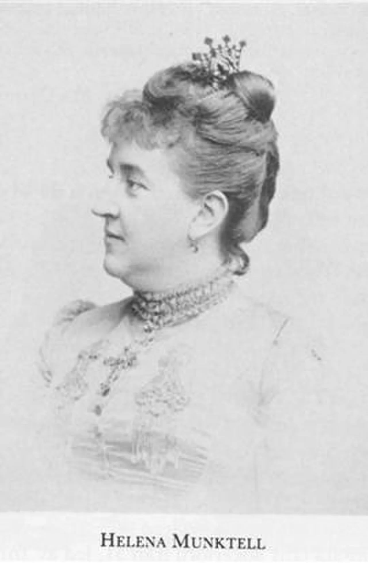 Portrait of Helena Munktell (1852–1919) – memorial page