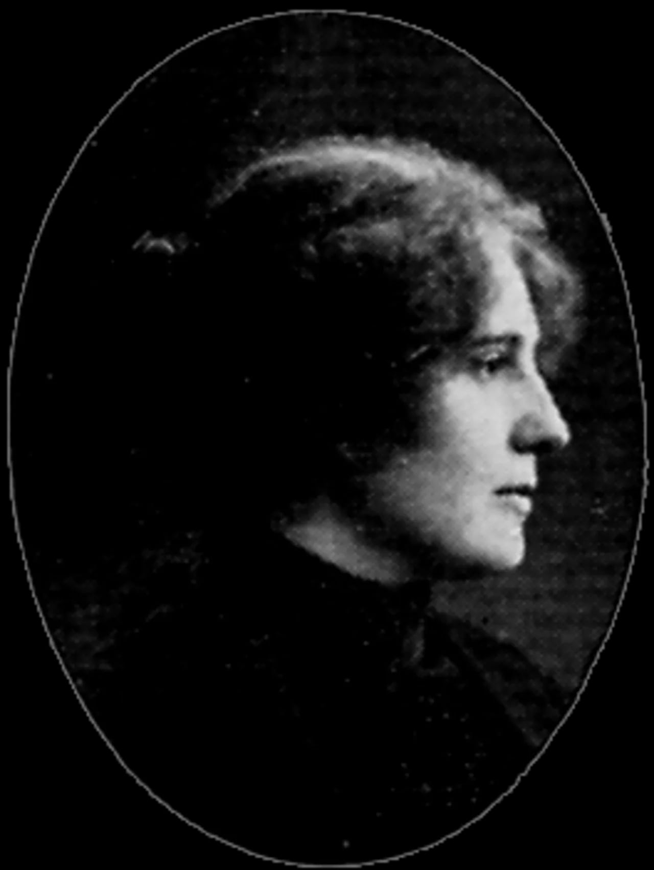 Porträt von Olga Nyblom (1872–1955) – Gedenkseite