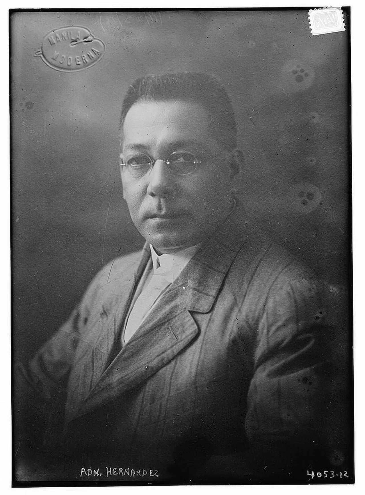 Portrait of Adriano Hernández (1870–1925) – memorial page