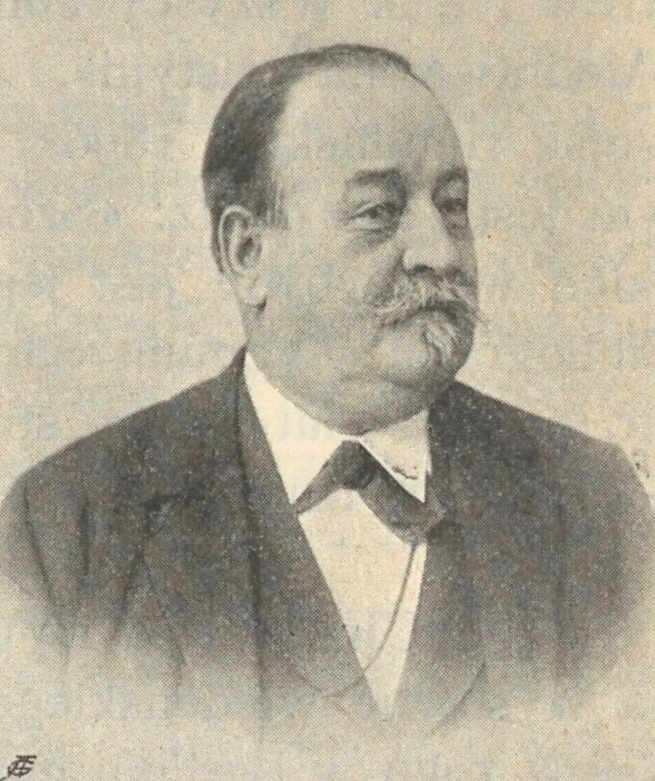 Porträt von Bronislaw Abramowicz (1837–1912) – Gedenkseite
