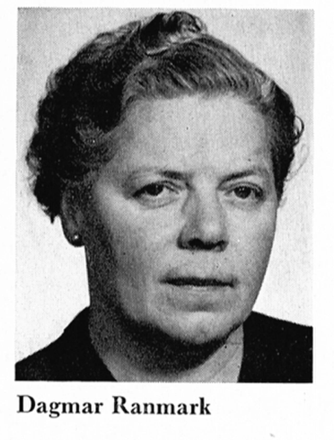 Porträt von Dagmar Ranmark (1899–1986) – Gedenkseite
