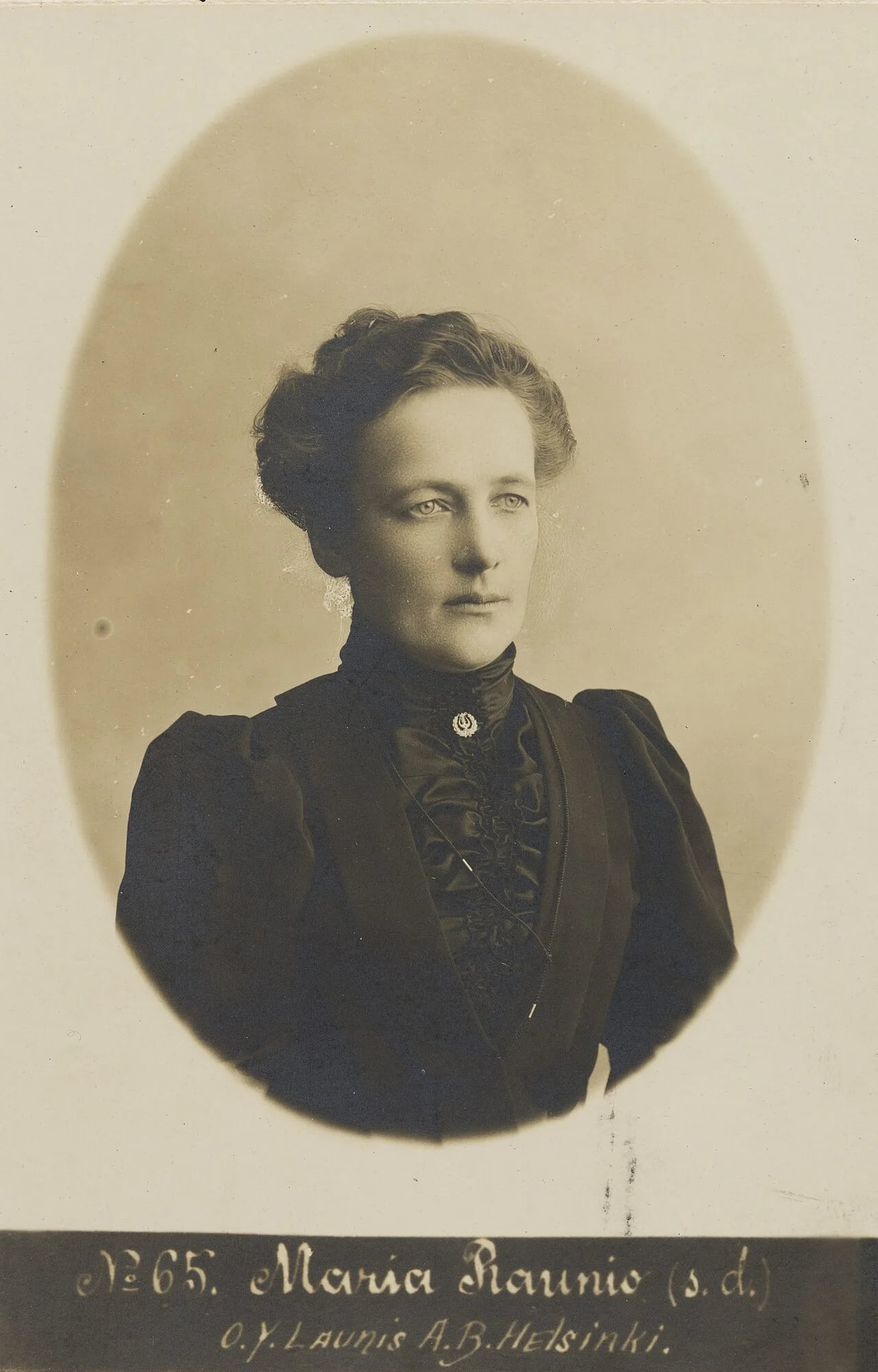 Portrait of Maria Raunio (1872–1911) – memorial page