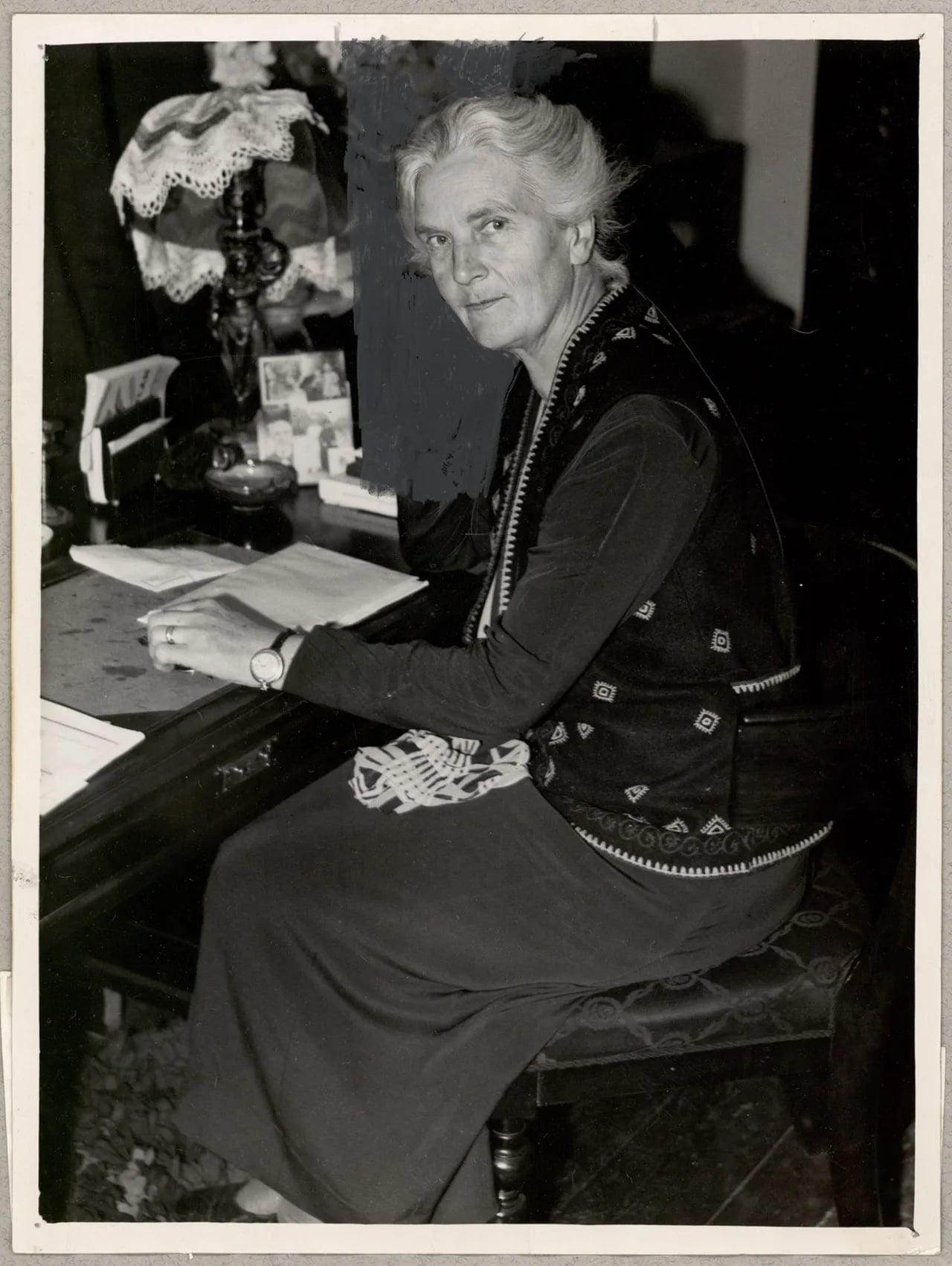 Portrait of Inger Gautier Schmit (1877–1963) – memorial page