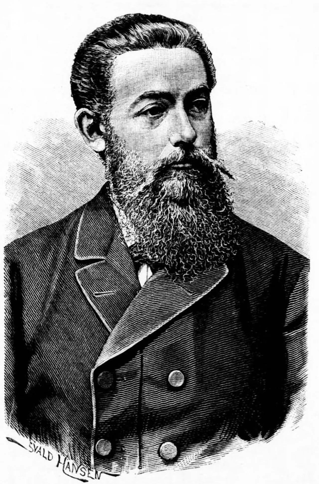 Porträt von Andreas Hallén (1846–1925) – Gedenkseite