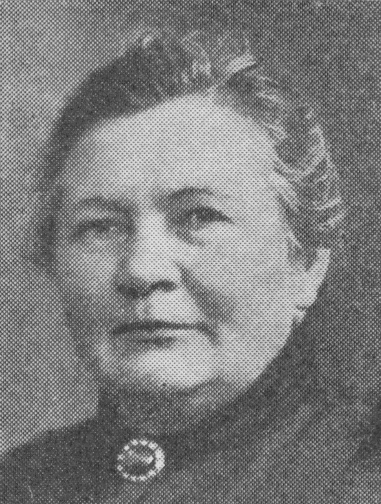 Porträt von Anna Stenberg (1867–1956) – Gedenkseite