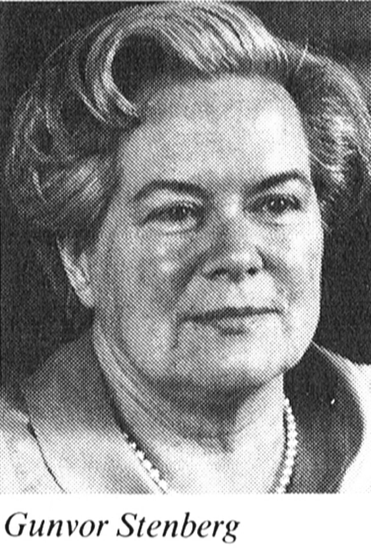 Portrait of Gunvor Stenberg (1913–1976) – memorial page