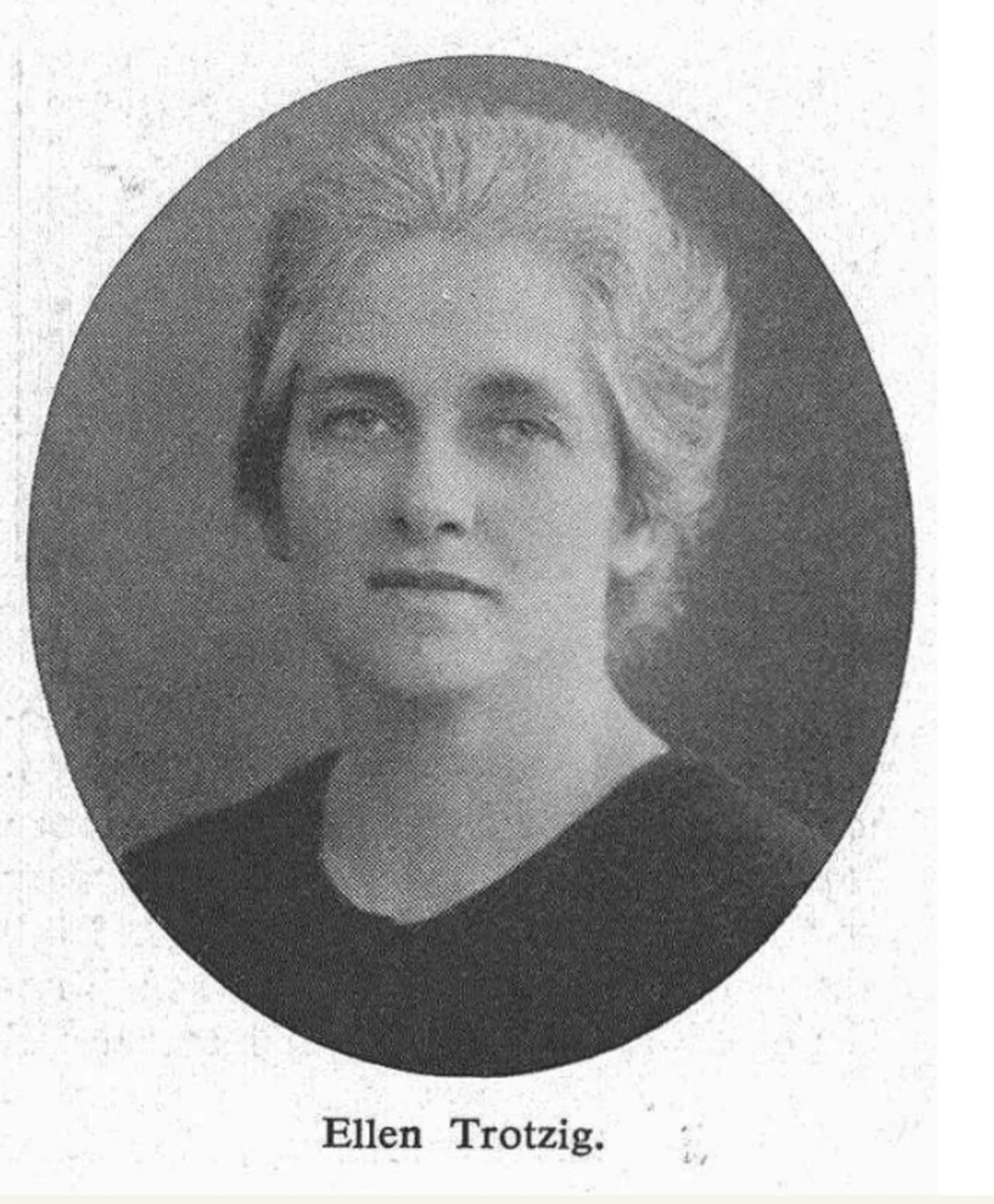 Porträt von Ellen Trotzig (1878–1949) – Gedenkseite