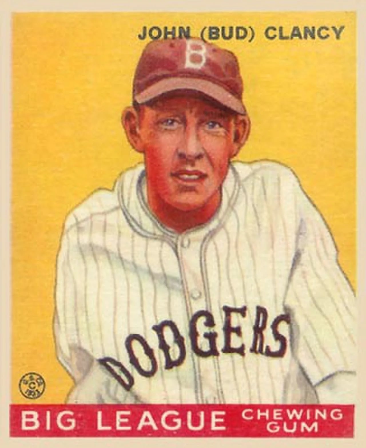 Porträt von Bud Clancy (1900–1968) – Gedenkseite