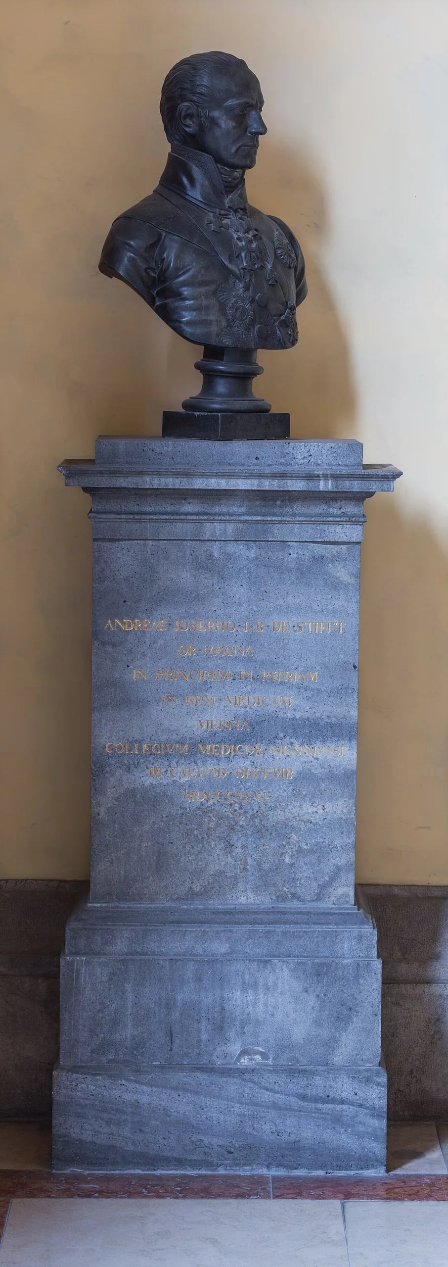 Porträt von Andreas Joseph von Stifft (1760–1836) – Gedenkseite