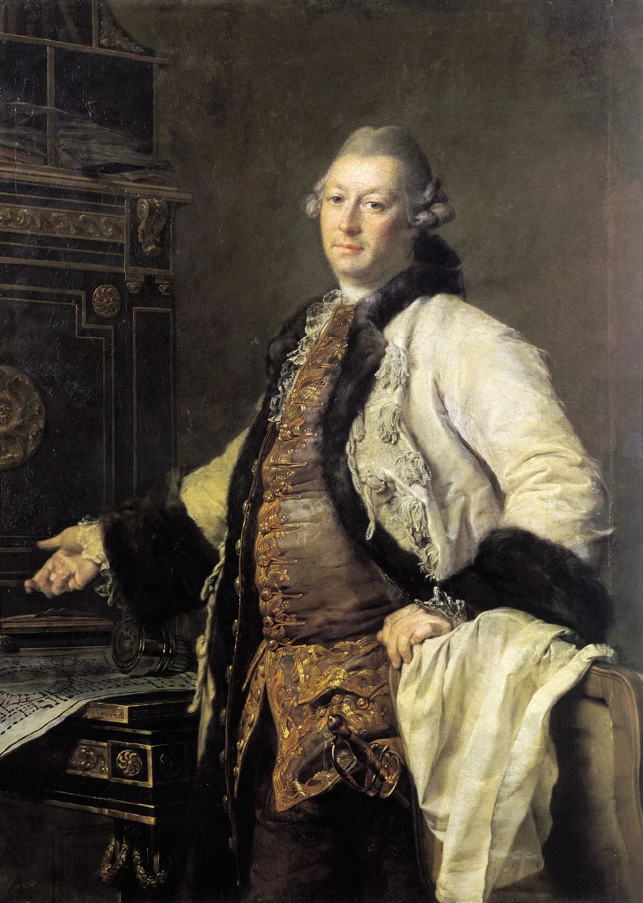 Porträt von Alexander Filippowitsch Kokorinow (1726–1772) – Gedenkseite