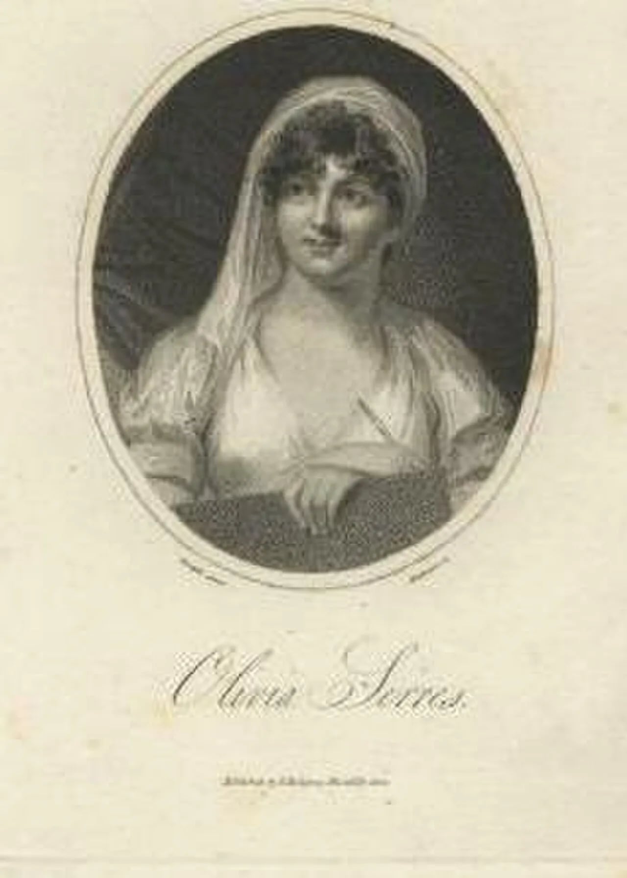Portrait of Olivia Serres (1772–1834) – memorial page