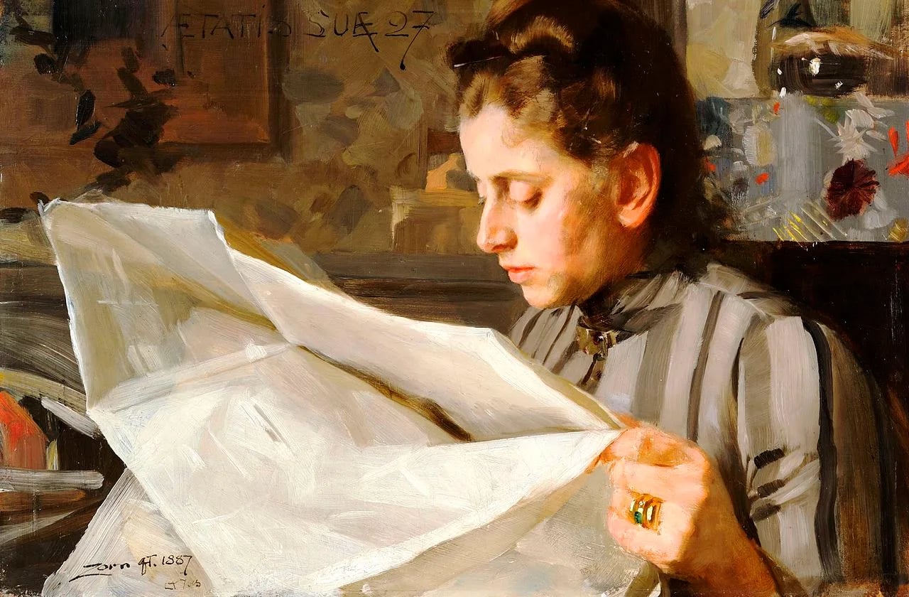 Portrait of Emma Zorn (1860–1942) – memorial page