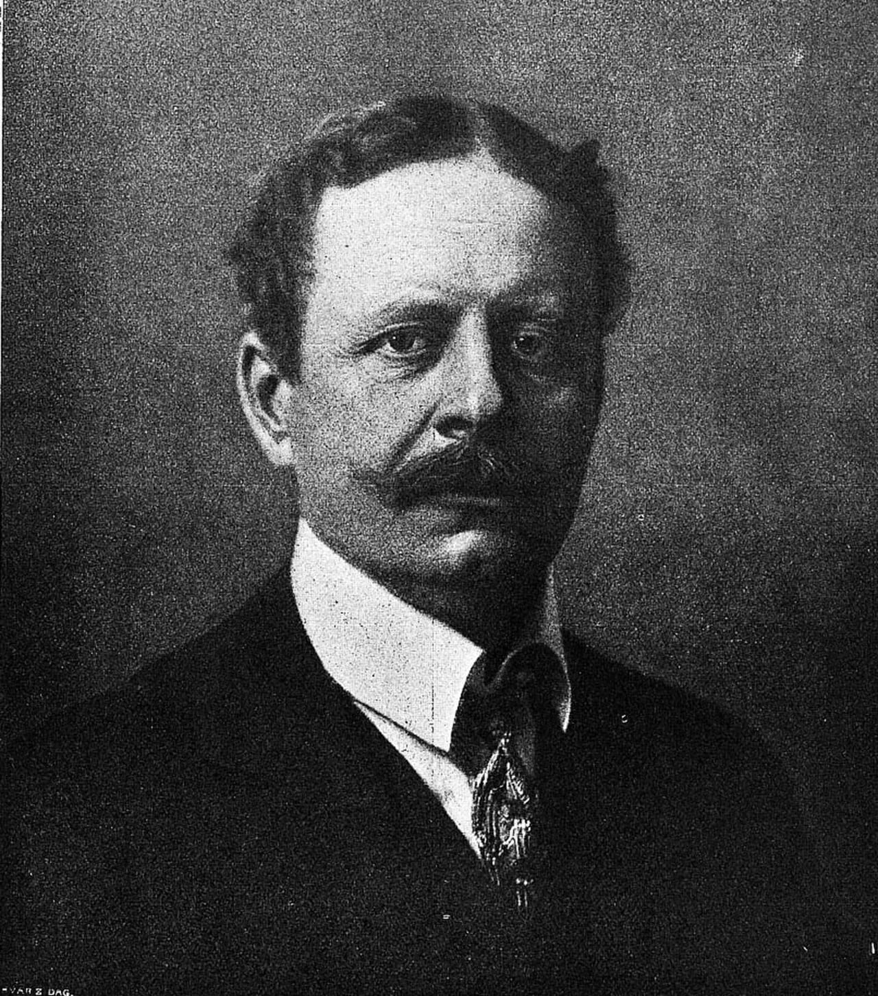 Portrait of Sten Anders Hjalmar Sjögren (1856–1922) – memorial page