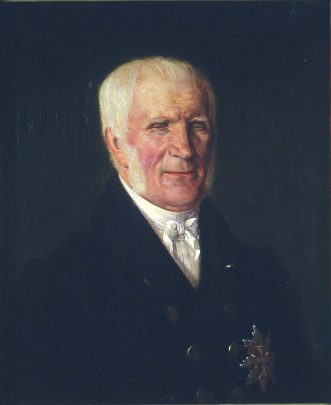 Porträt von Ludvig Frederik Brock (1774–1853) – Gedenkseite