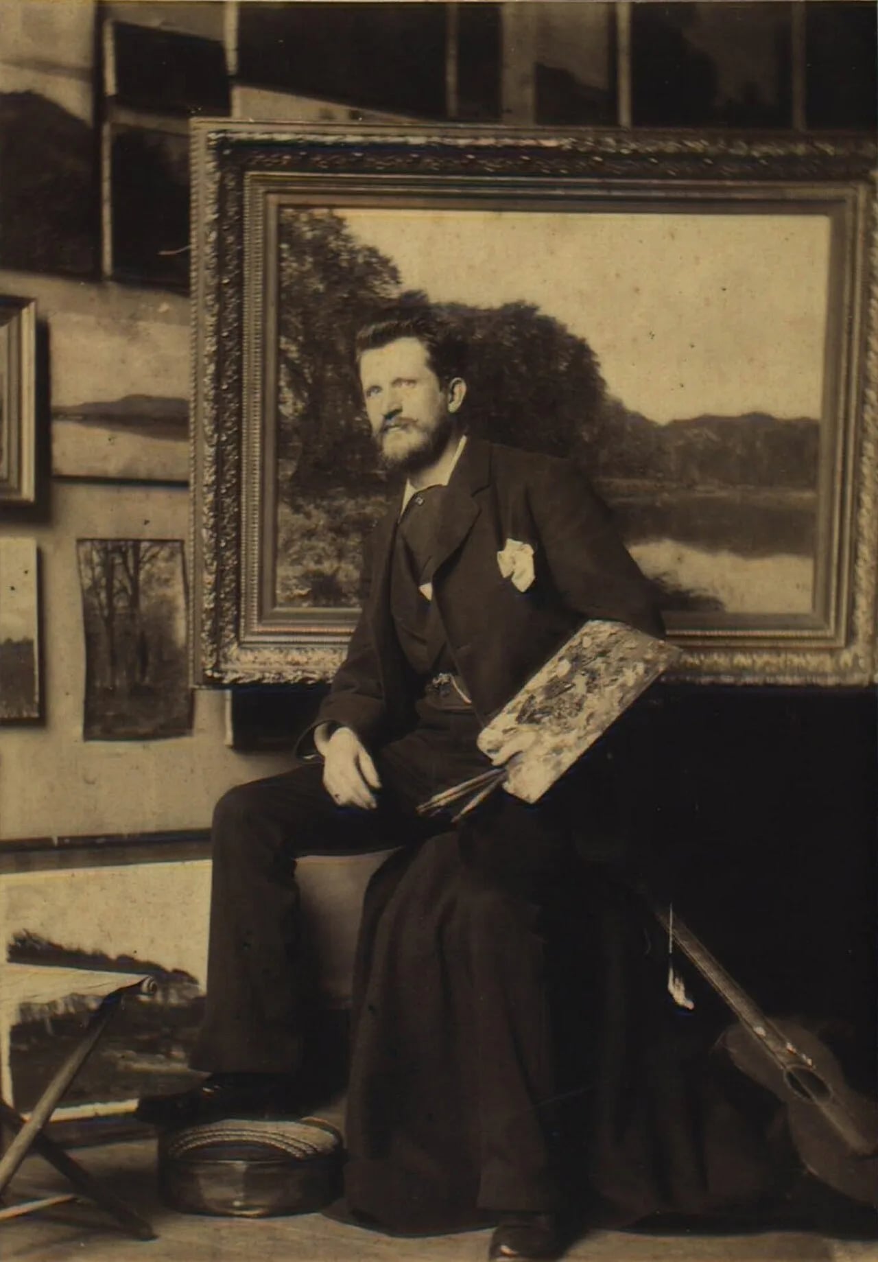 Portrait of Godfred Christensen (1845–1928) – memorial page
