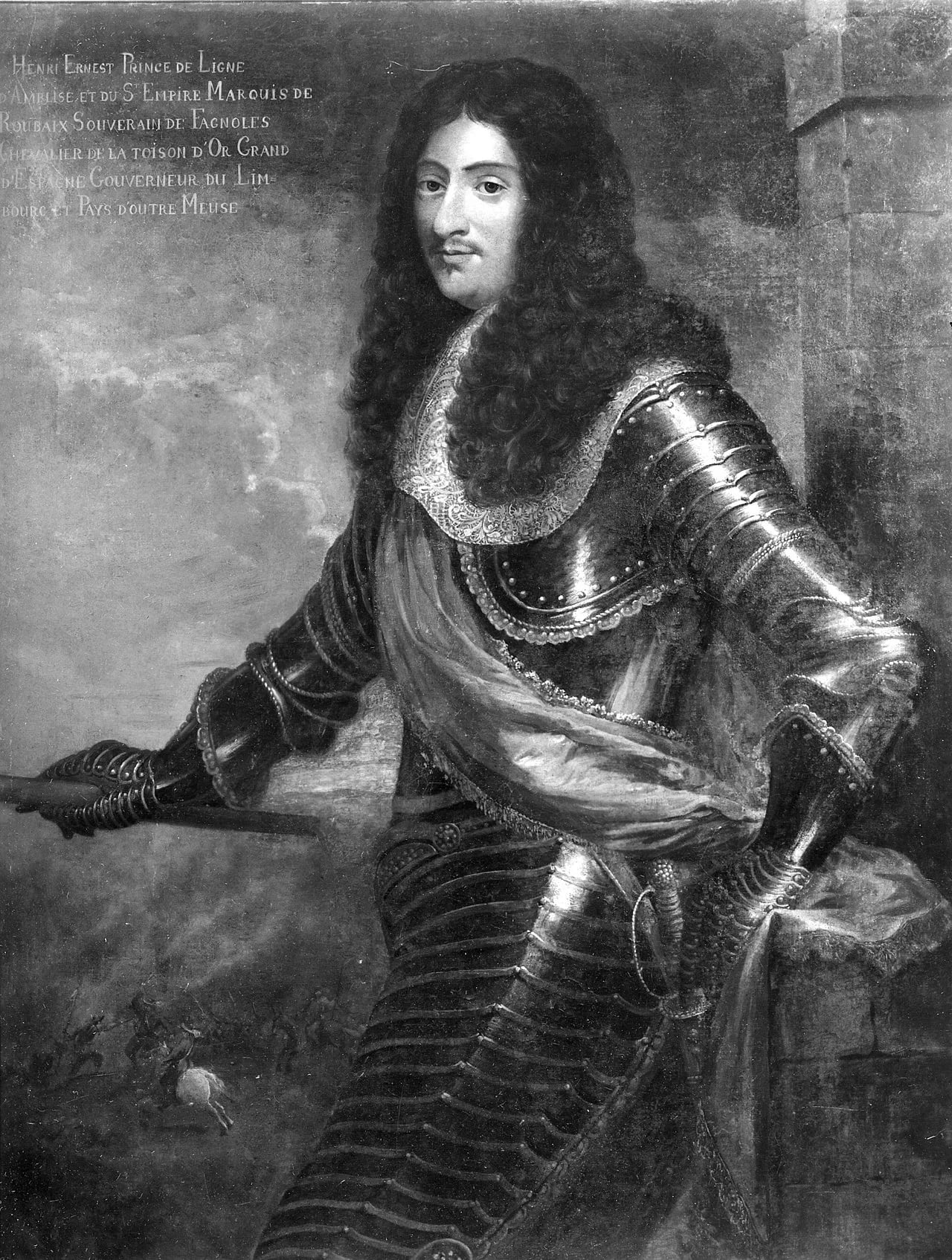 Portrait of Henri Ernest de Ligne (1644–1702) – memorial page