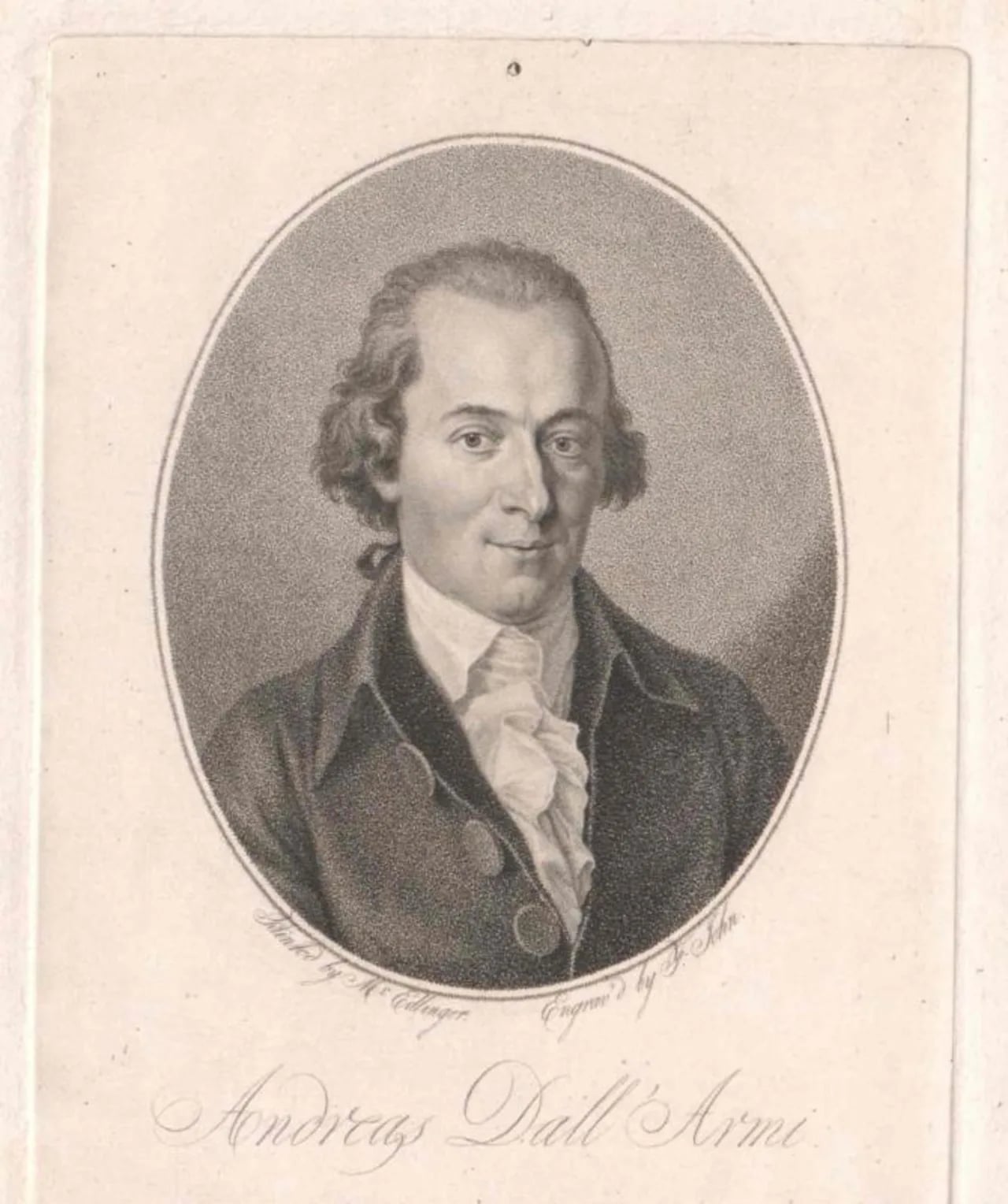 Portrait of Andreas Michael Dall’Armi (1765–1842) – memorial page