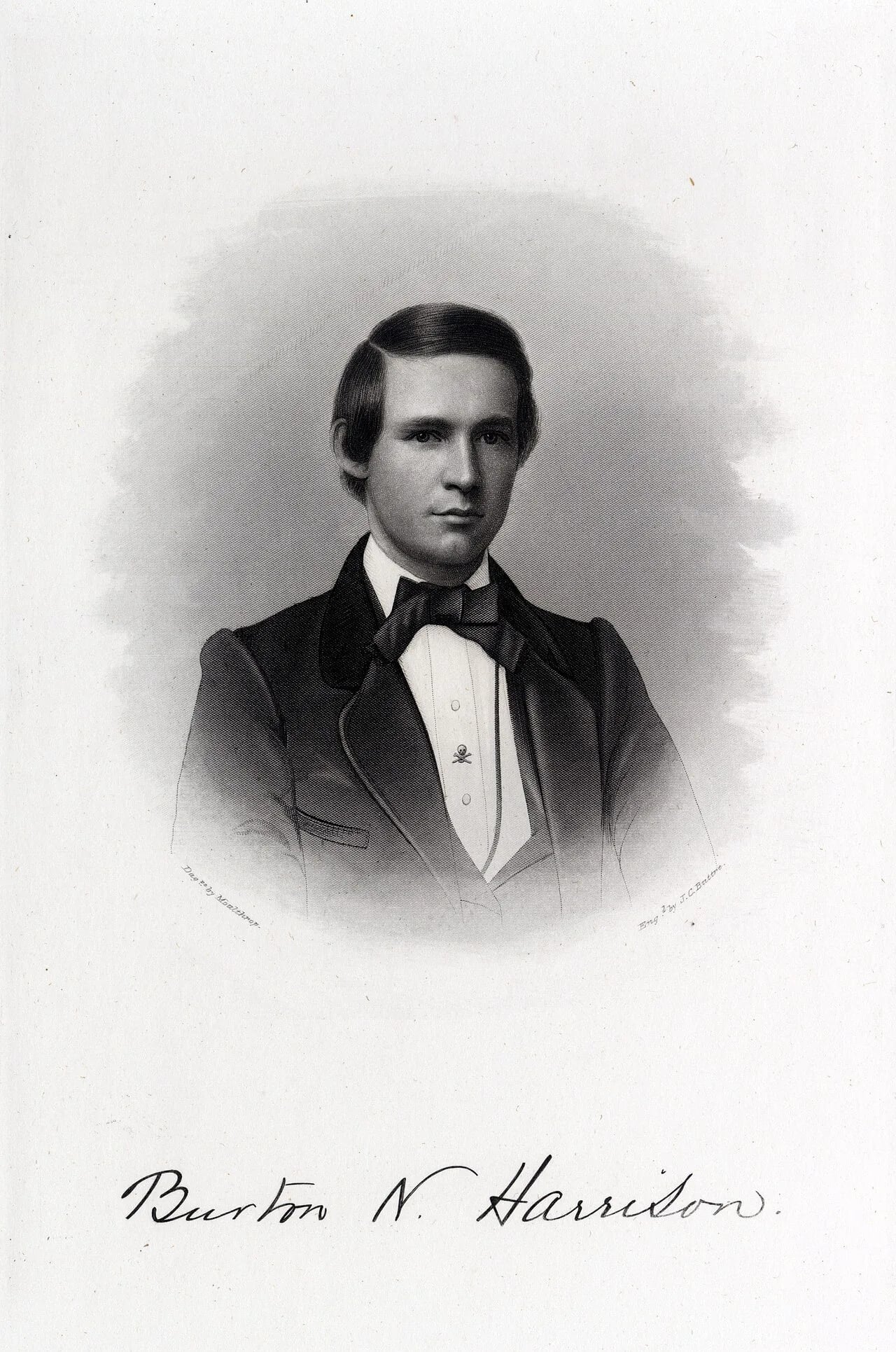 Portrait of Burton Harrison (1838–1904) – memorial page