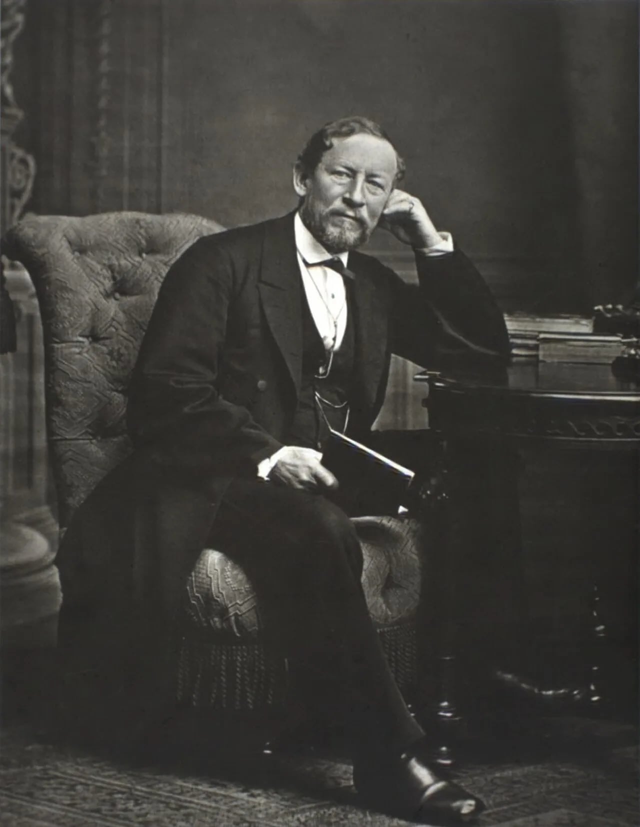 Portrait of Andreas Brock Hoffmeyer (1809–1876) – memorial page